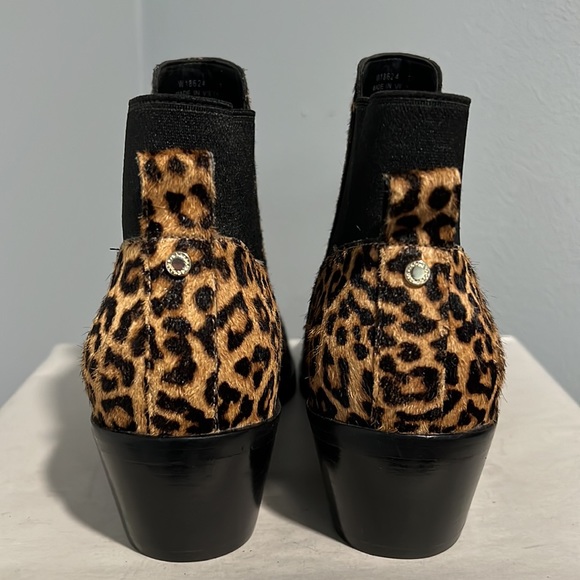 New Cole Haan Gia Calf Hair Leopard Grandseries Chelsea Booties Women's - Picture 7 of 13